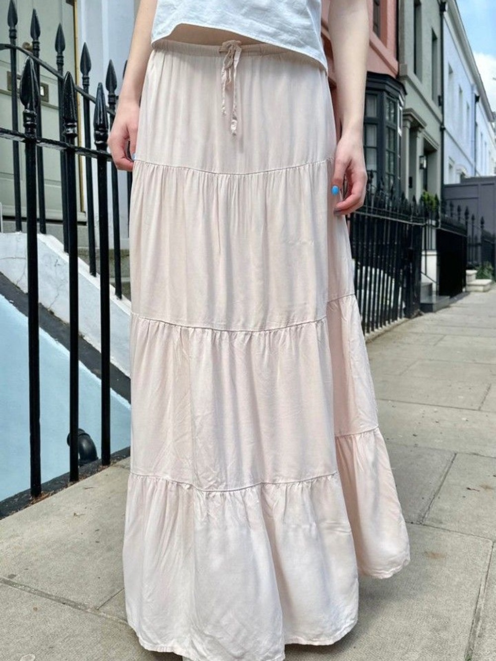 Brandy Melville baby pink skirt